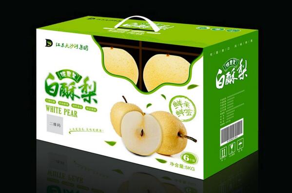梨包裝設(shè)計(jì)字體突出價值